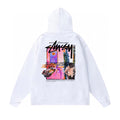 Stussy Hoodie Fall/Winter Fleece Hooded Sweater