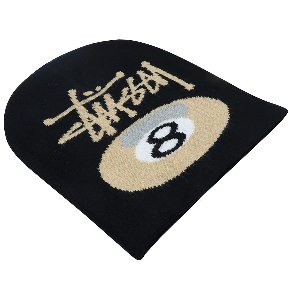 Stussy Hat Knitted Hat Alphabet Fashion Wool Hat Outdoor Sports Warm Hat