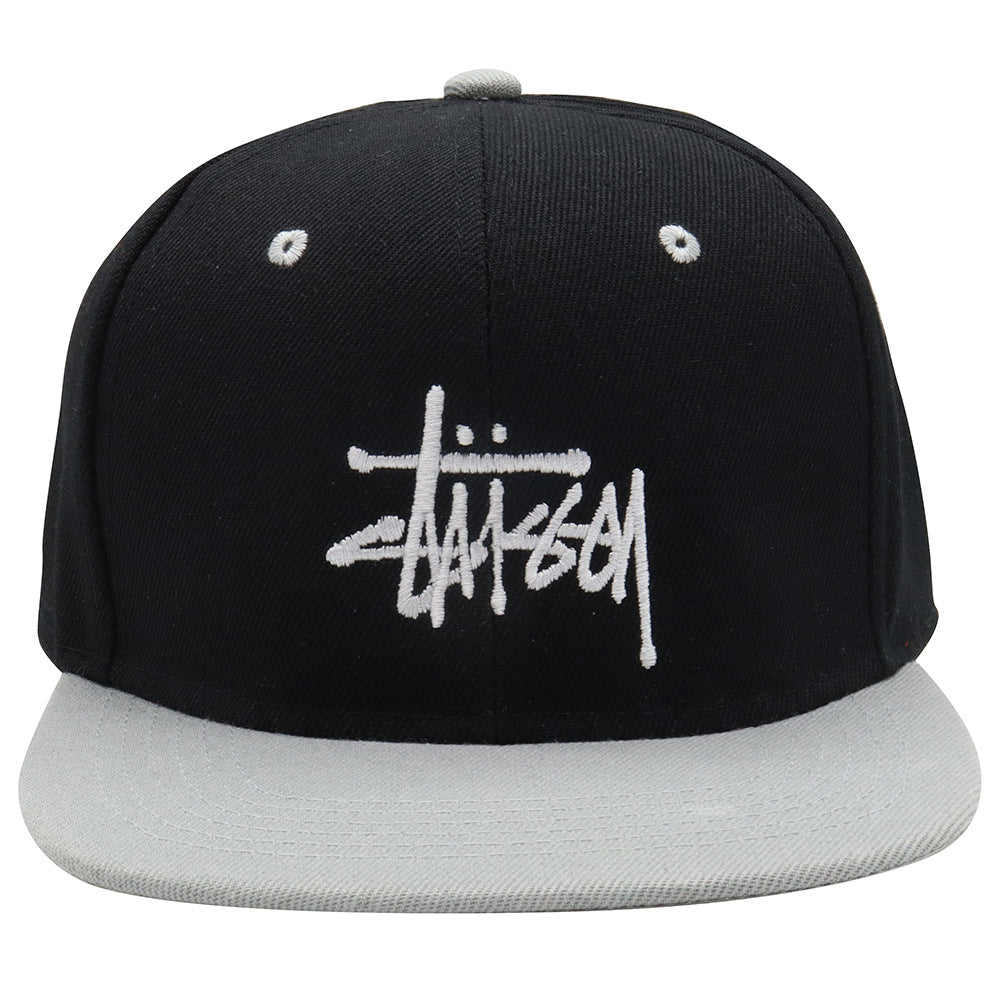 Stussy Hat Embroidery Color Matching Street Hip Hat Sun Hat