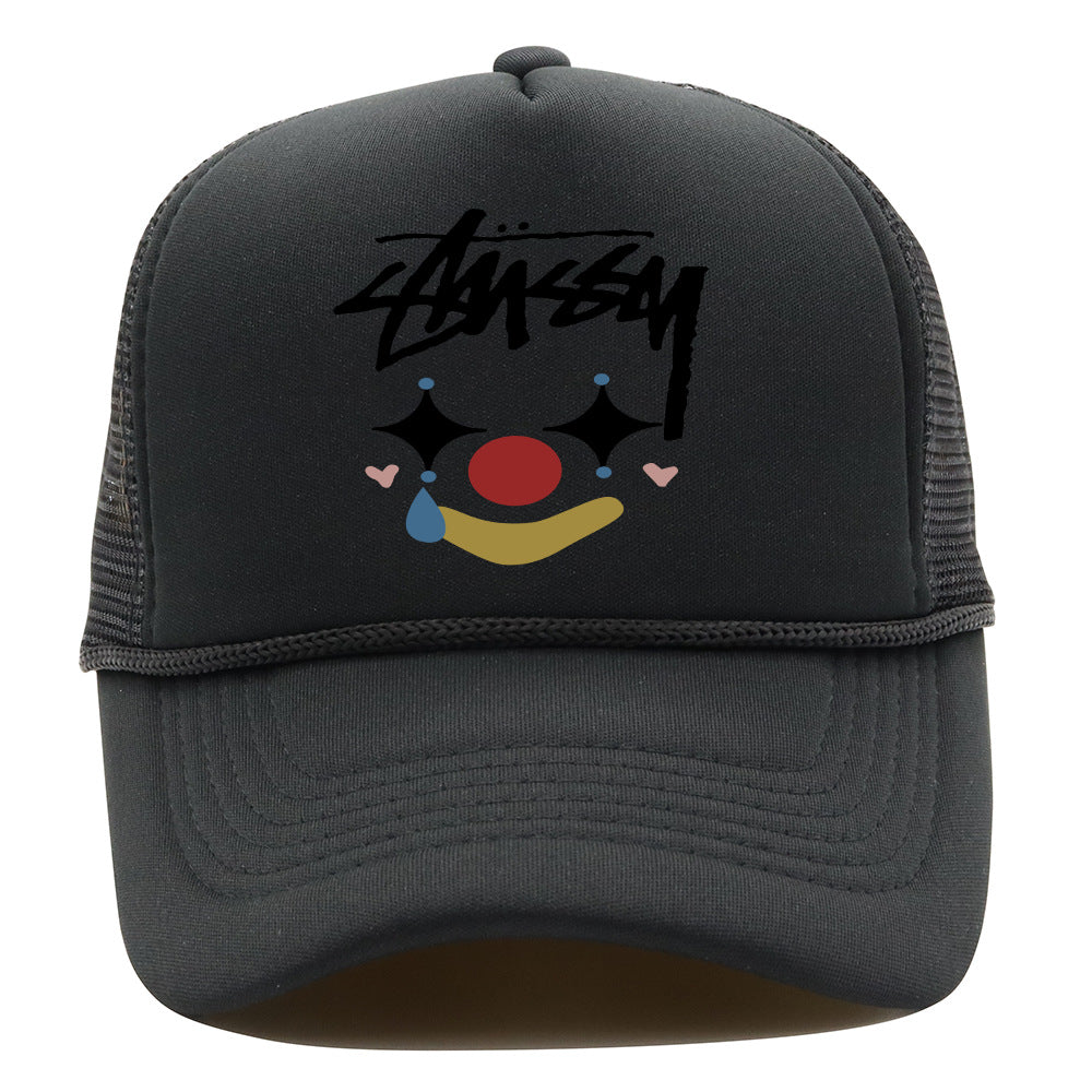 Stussy Hat Personality Fashion Printed Baseball Cap Outdoor Leisure Shade Sun Protection