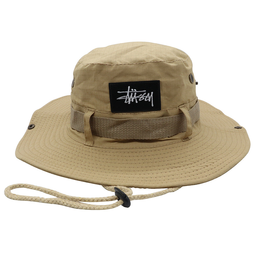Stussy Hat Men's and Women's Summer Breathable Sun Hat Outdoor