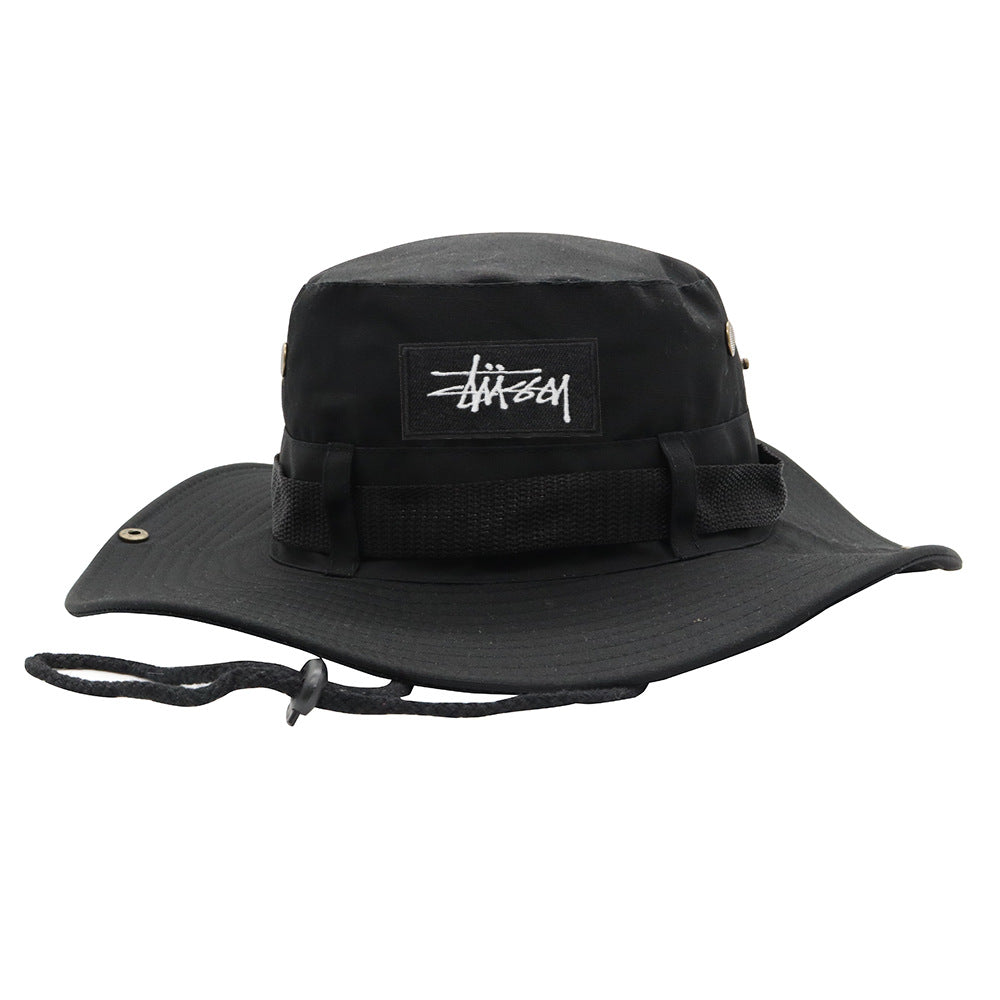 Stussy Hat Men's and Women's Summer Breathable Sun Hat Outdoor